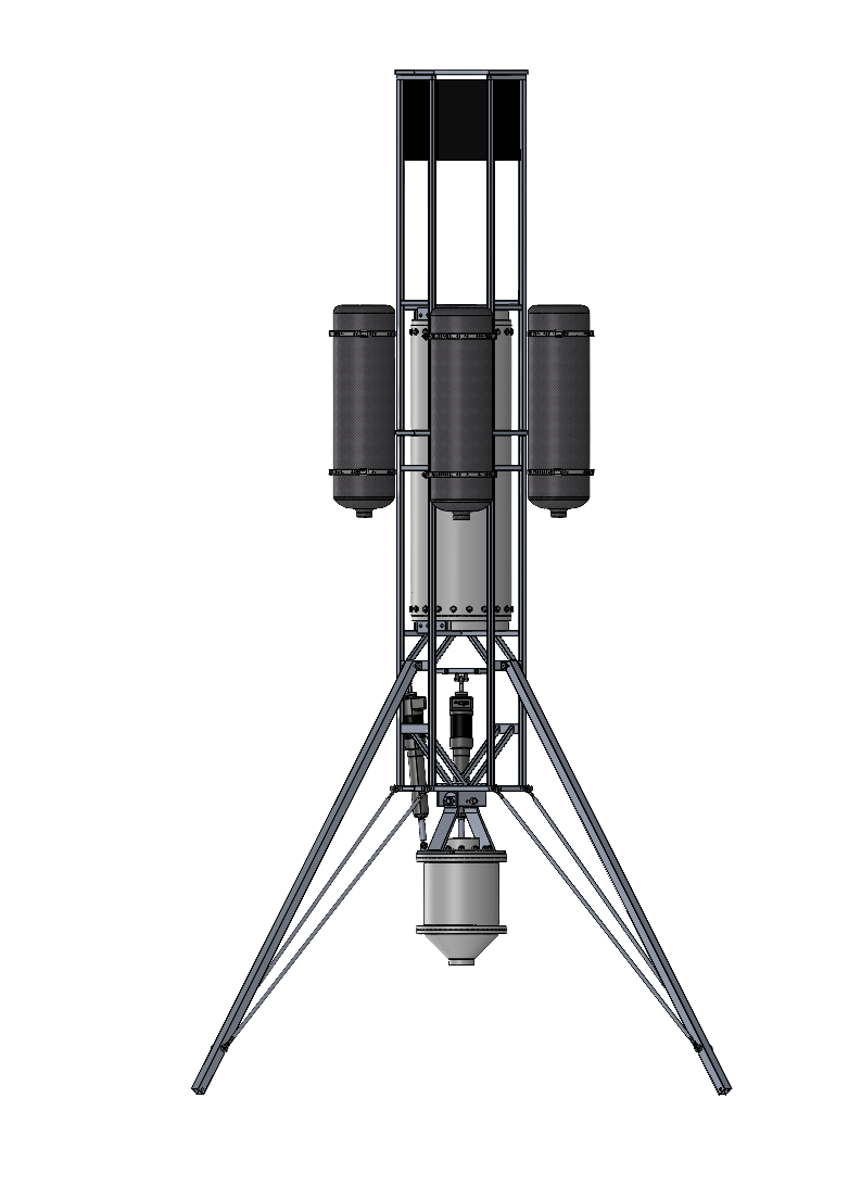 Monarch 1000N lander CAD render